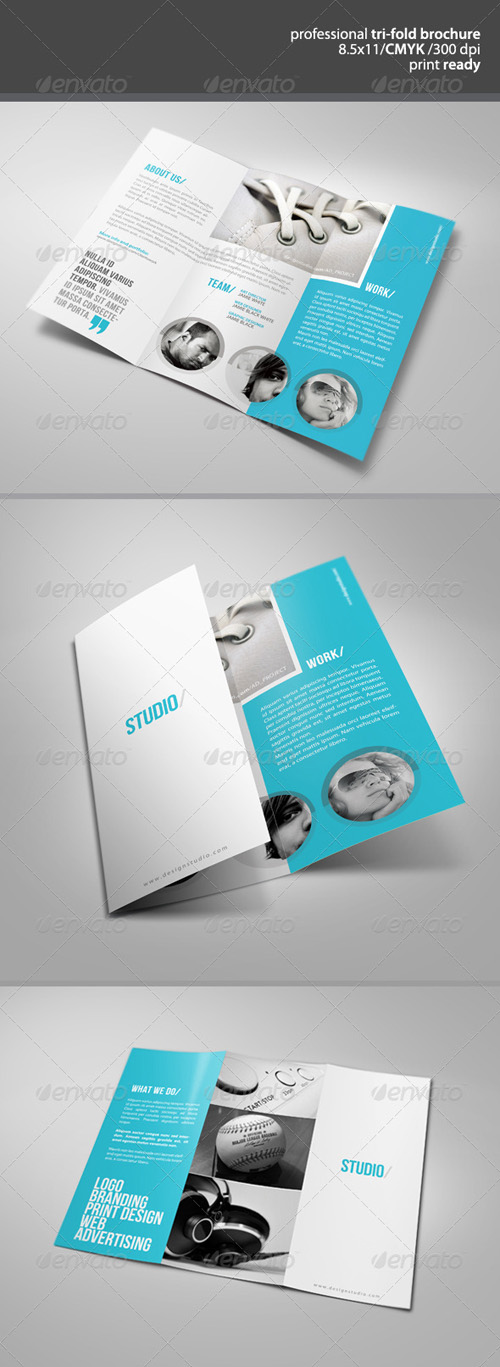 GraphicRiver - Clean Tri-Fold Brochure