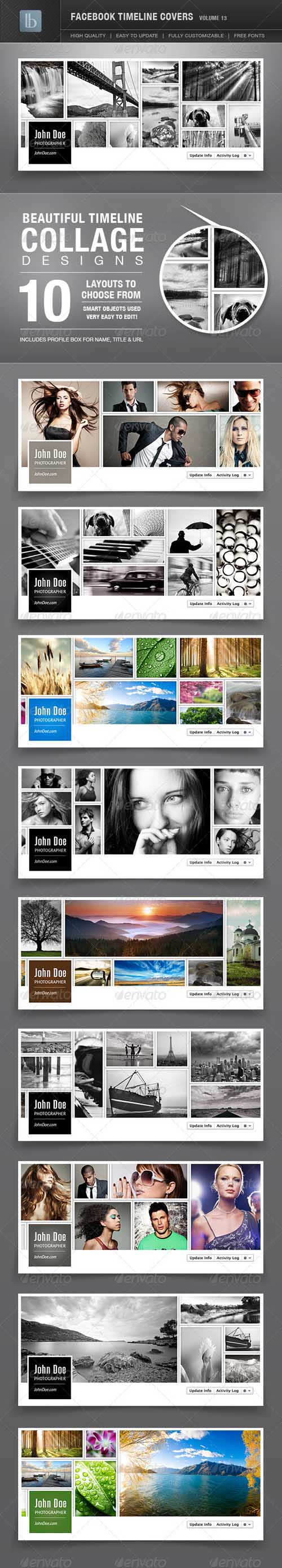 GraphicRiver - Facebook Timeline Covers - Volume 13