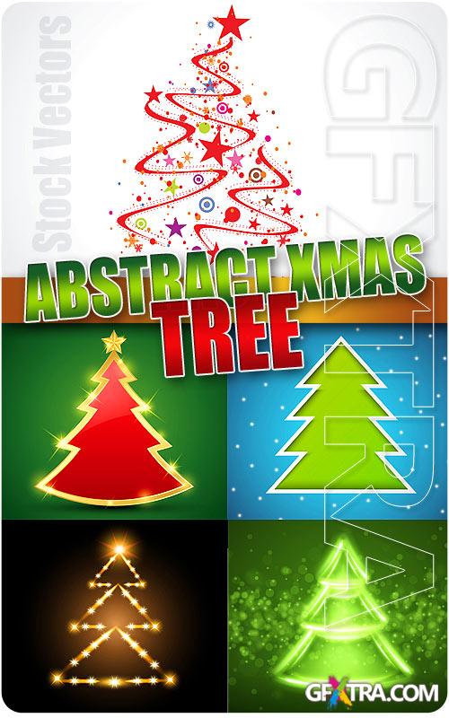 Abstract christmas tree - Stock Vectors