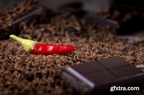 Dark chocolate with pepper 1
