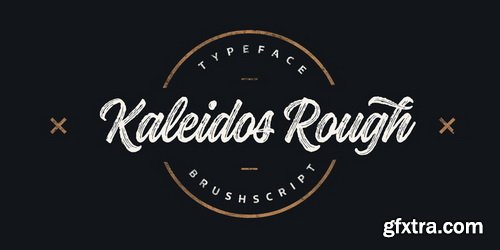 Kaleidos Rough Font Family $55