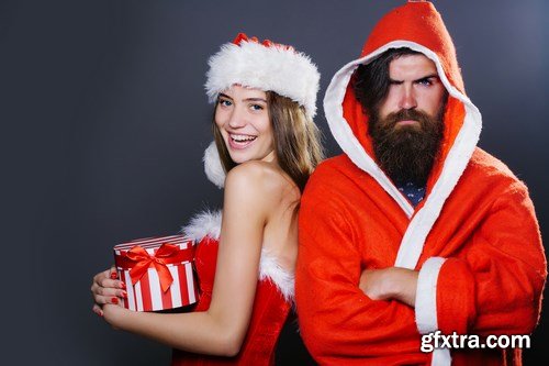 Brutal Santa & Hipster New Year - 6xUHQ JPEG