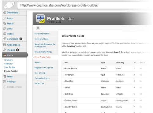 Profile Builder Pro v1.3.12 - Profile Plugin for Wordpress