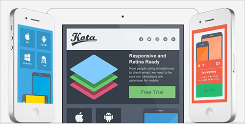 ThemeForest - Kota - Responsive and Retina Ready Email Template - RIP