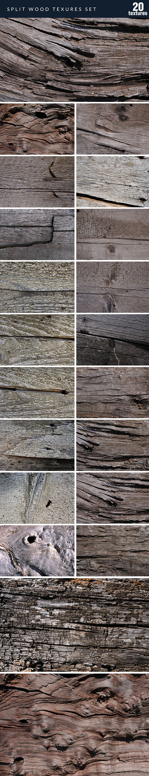 Designtnt - Split Wood Textures