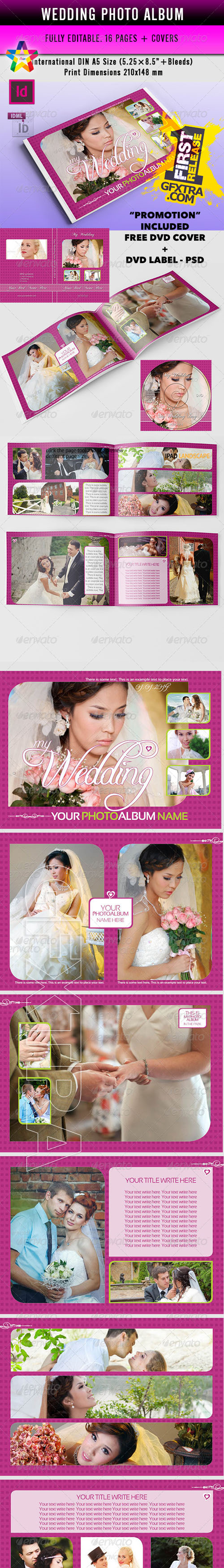 GraphicRiver - My Wedding Photo Album (v.1) indd 