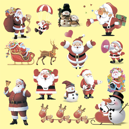 PSD Cliparts - Santa Claus Layer Images 1