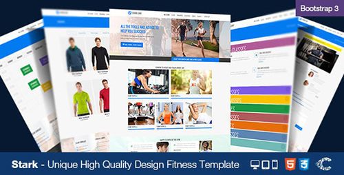 ThemeForest - Stark - Health & Fitness HTML5 Responsive Template - RIP