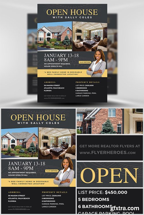 Open House Flyer Template 2