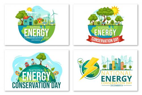 Deeezy - 12 National Energy Conservation Day Illustration